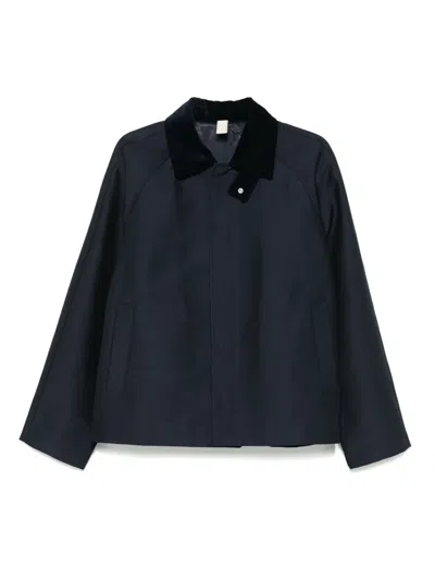 Sunflower Short Raglan Jacket In Blue