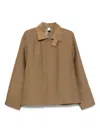Sunflower Short Coat With Raglan Sleeves In Brown