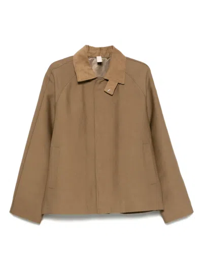 Sunflower Short Coat With Raglan Sleeves In Beige