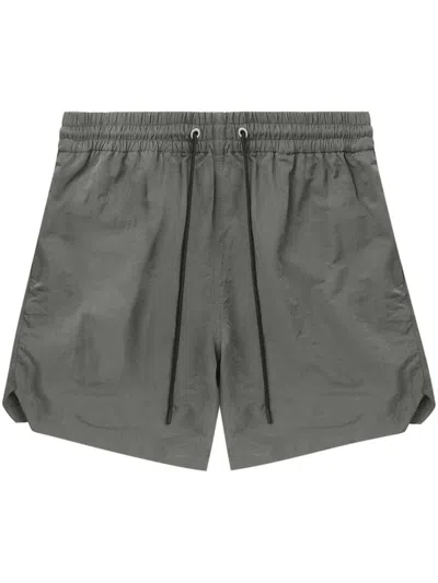 Sunflower Elasticated-waistband Track Shorts In Light Grey