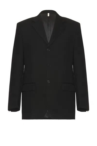 Sunflower Show Single-breasted Blazer In Black