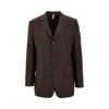 Sunflower 'show' Single-breasted Blazer In Brown