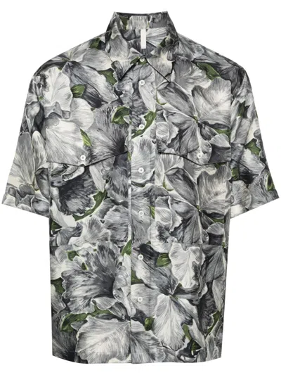 SUNFLOWER SUNFLOWER SILK SHIRT SS AOP CLOTHING