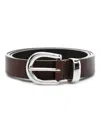 Sunflower Narrow Belt In Brown