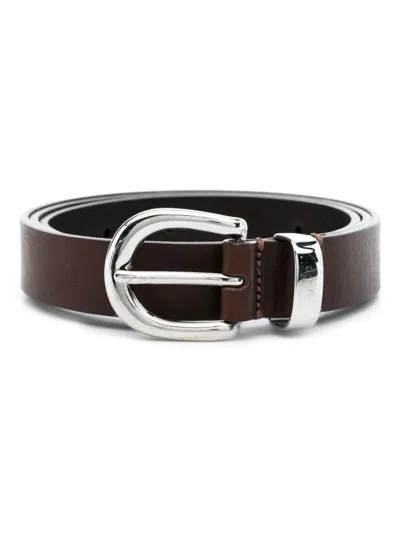 Sunflower Simple Belt In Brown