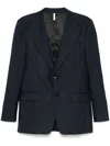 Sunflower Single-breasted Blazer In Blue