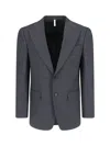 Sunflower Single-breasted Blazer In Grey In Gray