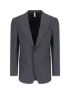 Sunflower Single-breasted Blazer In Grey