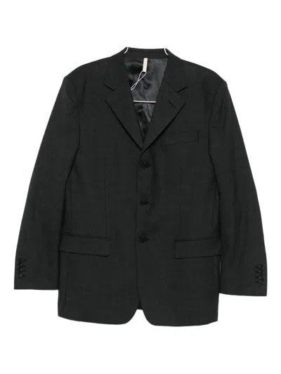 Sunflower Single-breasted Notched-lapel Jacket In Black
