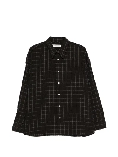 Sunflower Stable Checked Shirt In Black