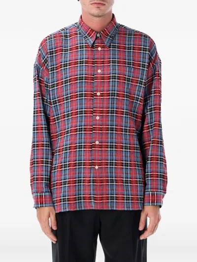Sunflower Stable Check-pattern Button-down Shirt In Multi
