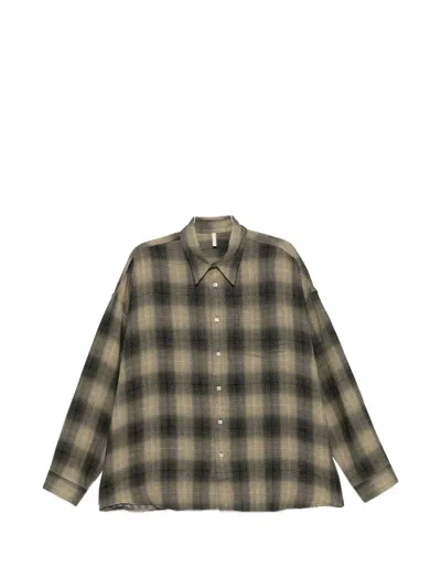 Sunflower Stable Plaid-pattern Shirt In Brown