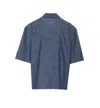Sunflower Blue Cotton Shirt In Blue