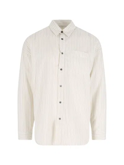 Sunflower Stable" Striped Shirt Cream In Multi
