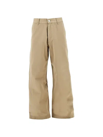 Sunflower Straight-leg Cotton Trousers In Neutral