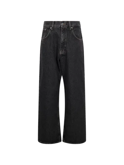 Sunflower Straight-leg Five-pocket Jeans In Black