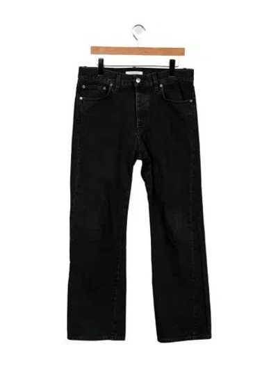 Pre-owned Sunflower Straight-leg Jeans In Black