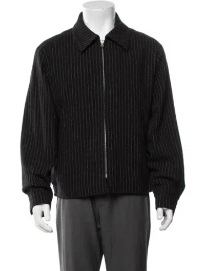Pre-owned Sunflower Striped Jacket In Black