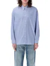 Sunflower Shirt In Light Blue Stripes