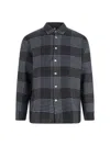 Sunflower Casual Shirt Checked Pattern Long Sleeves In Black