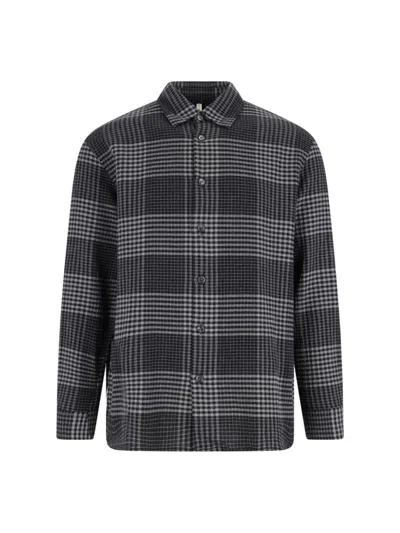 SUNFLOWER STUDIO" CHECKED SHIRT GREY