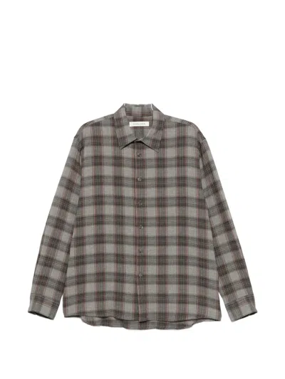Sunflower Studio Checked-pattern Shirt In Gray