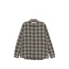 Sunflower Studio Checked-pattern Shirt In Grey/brown