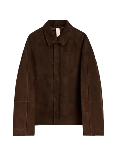 Sunflower Suede Jacket In Brown