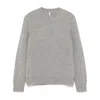 Sunflower Regular Fit Long Sleeve Knit Sweater In Gray