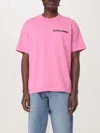 Sunflower Round Neck T-shirt In Pink