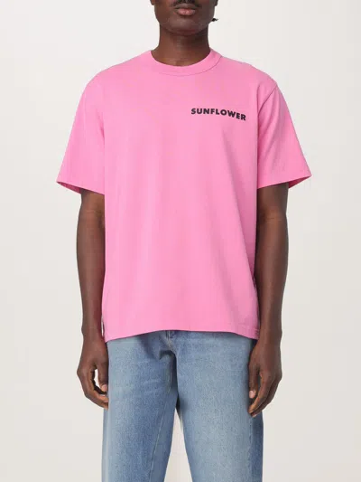 SUNFLOWER T-SHIRT SUNFLOWER MEN COLOR PINK,G56792010