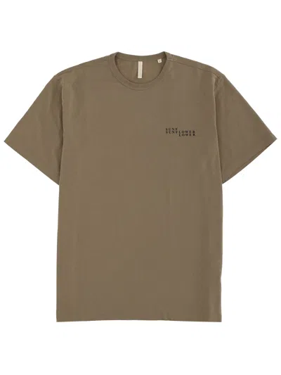 Sunflower T-shirt With Logo In Brown