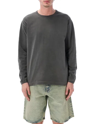 Sunflower Heavy Jersey Long-sleeved T-shirt In Gray