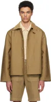 Sunflower Corduroy-collar Raglan Jacket In Beige 160