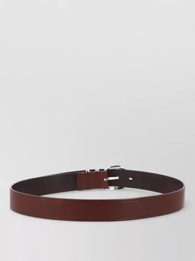 Sunflower Textured Belt Adjustable Length Double Loop In Burgundy