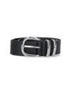 Sunflower Tip End" Belt Black In Black