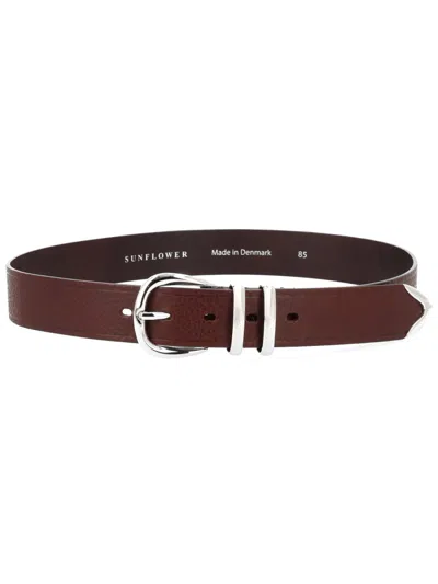 Sunflower Tip End Cintura Regolabile In Vita In Brown