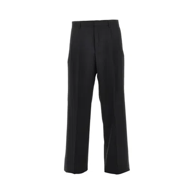 Sunflower Tropical Wool Pants With Darts In Black