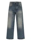 Sunflower Button-fly Five-pocket Jeans In Blue