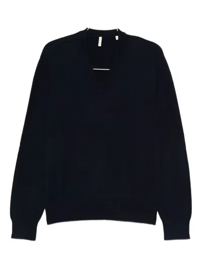 Sunflower V-neck Sweater In Black