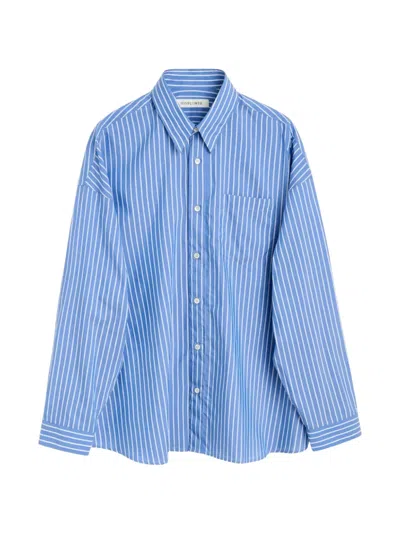 Sunflower Vertical-stripe Shirt In Blue