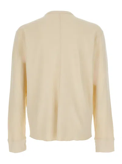 Sunflower Waffle-knit Cotton T-shirt In Neutral
