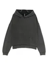 Sunflower Washed Cotton Hoodie In Gray