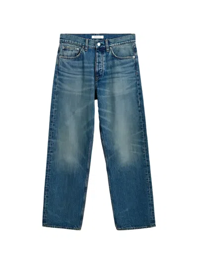 Sunflower Washed´-effect Straight-leg Jeans In Blue