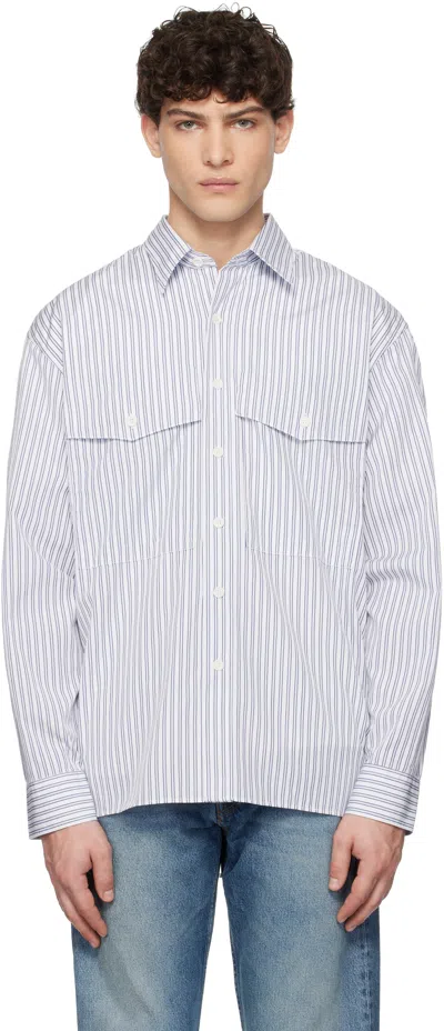 Sunflower White Note Shirt In White001