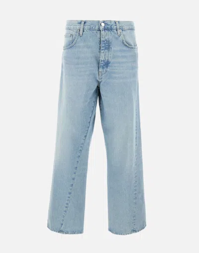 Sunflower Wide Leg Blue Denim Jeans