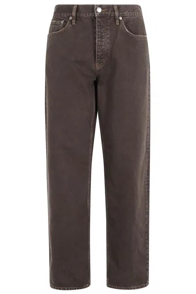 Sunflower Wide Leg Loose-fit Jeans In Brown