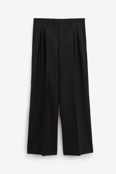 SUNFLOWER WIDE PLEATED PANTS