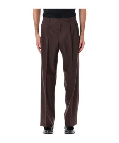 Sunflower Wide Pleated Pants In Brown