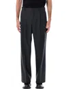 Sunflower Wide-leg Wool Twill Trousers In Grey In Gray